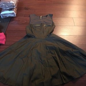 Armani exchange olive dress
